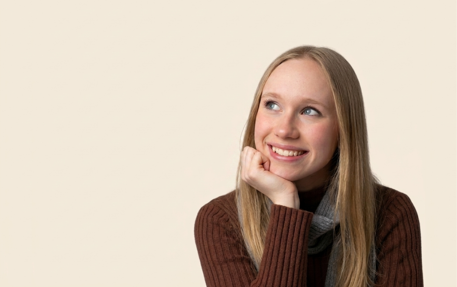 Emilie Jeanneret qui réfléchie